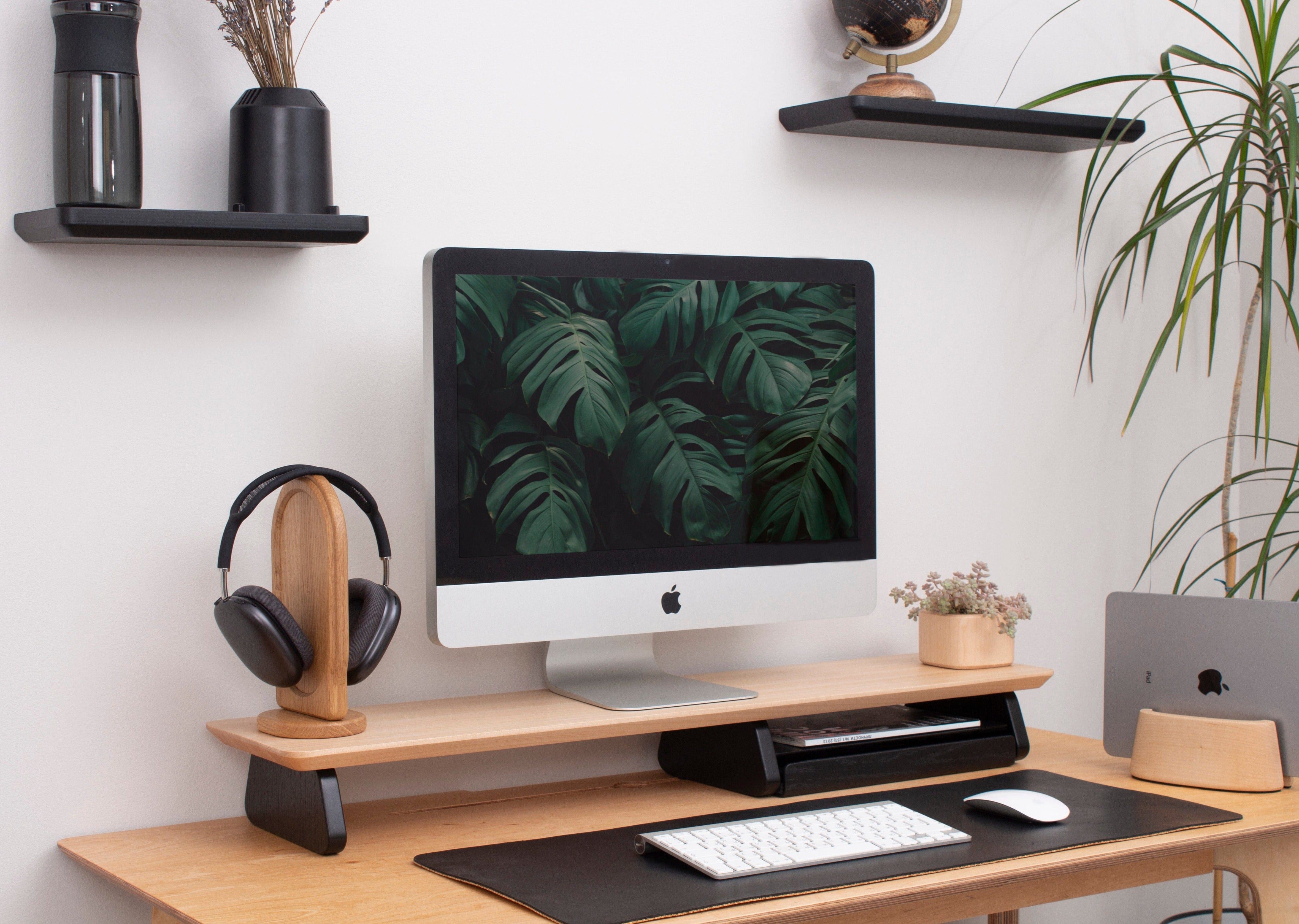 Solid Wood Monitor Stand (Maple - Ash)