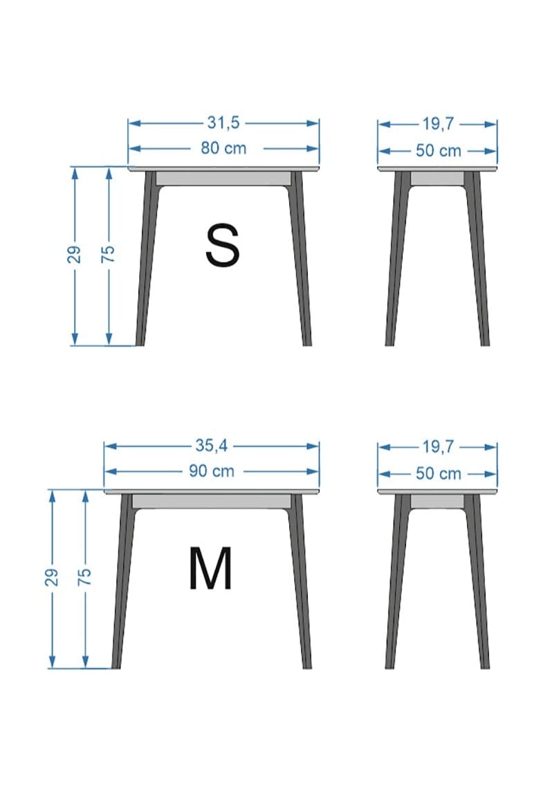 Bureau en bois de chêne