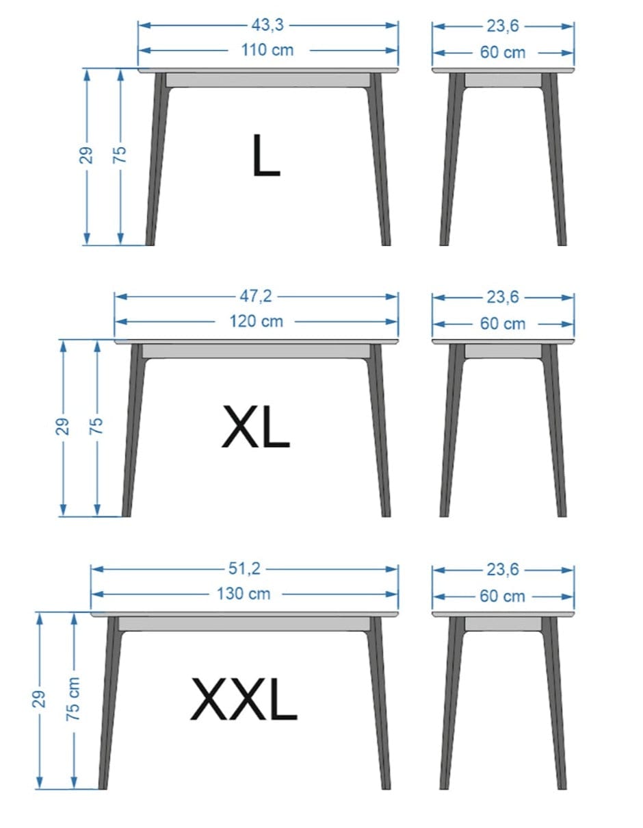 Bureau en bois de chêne